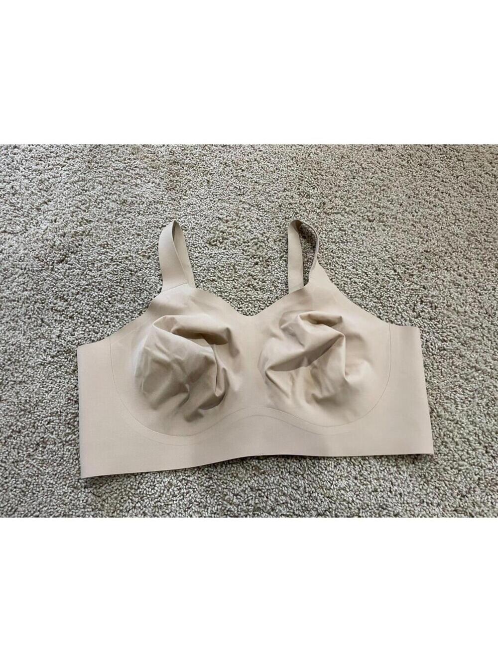 Evelyn & Bobbie The Beyond Bra Adjustable Strap Beige 2XL No Pads